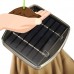 Abba Patio 9-Ft Round Patio Umbrella with 24 Solar Powered LED Lights, Push Button Tilt and Crank, Brown   565564078